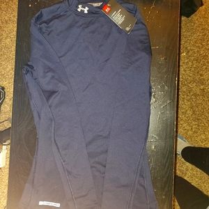 Under Armour Coldgear - blue, long sleeved, Underarmour women's size small